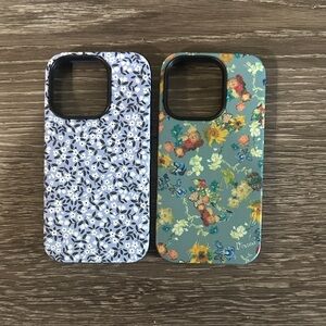 NEW Bundle of 2 Casely “BOLD + MagSafe” iPhone 14 Pro Floral Phone Cases!